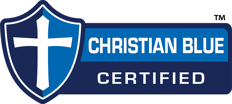 Christian Blue Certified Logo